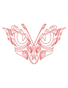 Tribal Butterfly Vector Art Kids Coloring Pages Pdf, Free Vectors File